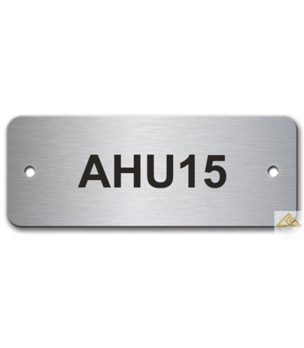 Stainless Steel Name Plate 65mm x25mm