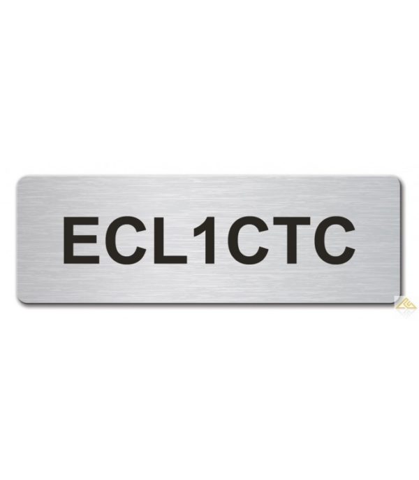 Stainless Steel Name Plate 120mm x 40mm
