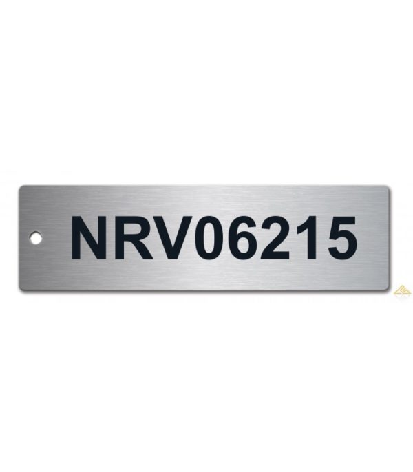 Stainless Steel Tag 140mm x 40mm