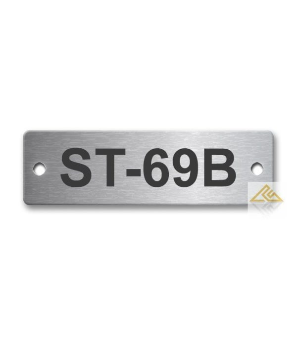 Stainless Steel Name Plate 50mm x 15mm