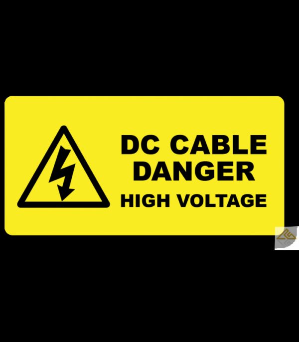Danger DC Cable High Voltage