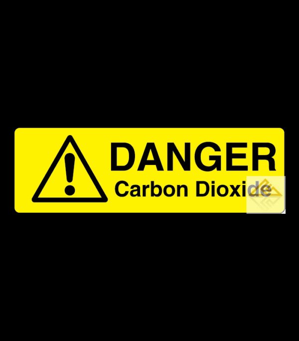 Danger Carbon Dioxide Label