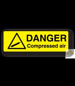 Danger Compressed Air Label
