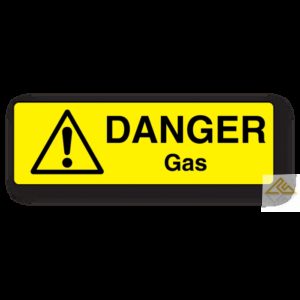 Danger Gas Label