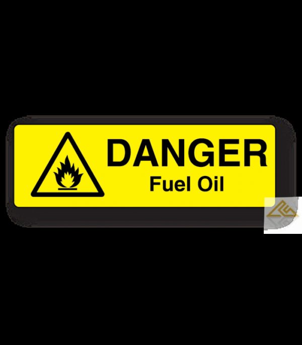 Danger Fuel Oil Label