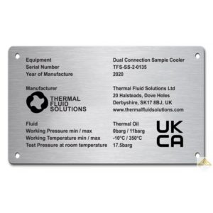 Stainless Steel Name Plate 150mm x 100mm
